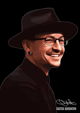 Chester Bennington Portrait art