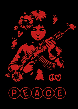 Peace and Weaponry: Contrasting Imagery