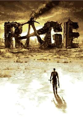 RAGE Game Post-Apocalyptic Landscape