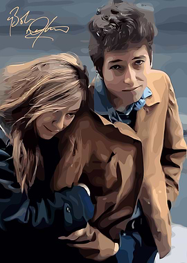 Bob Dylan and Suze Rotolo Portrait