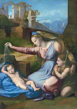 Madonna with Sleeping Child and John