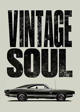 Vintage Soul Car Illustration