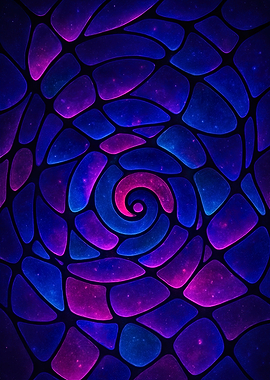 Neurographic Art Cosmic Spiral