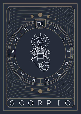 Scorpio Zodiac Sign Art