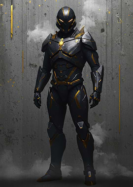 Futuristic Armored Character