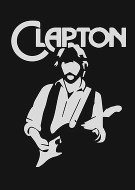 Eric Clapton Silhouette