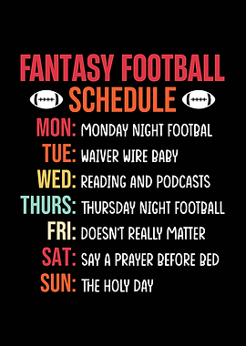 Fantasy Football Schedule