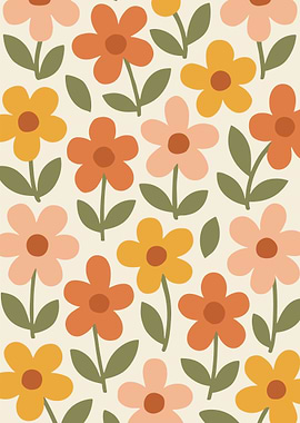 Retro Floral Pattern