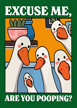 Excuse Me, Are You Pooping? Geese