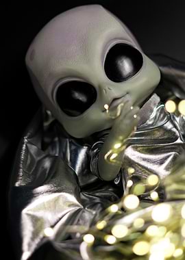 Cute Alien with Lights