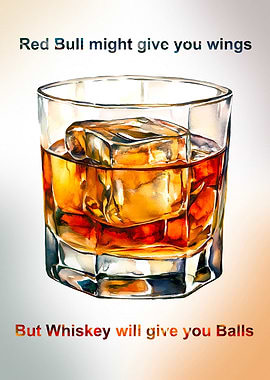 Funny Whiskey Humor Art