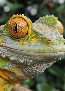 Close-up of a Gecko's Face