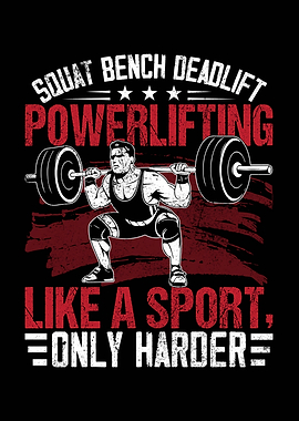 Powerlifting Squat Bench Deadlift