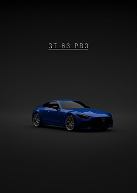 Blue Mercedes-AMG GT 63 PRO
