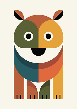 Geometric Animal Illustration