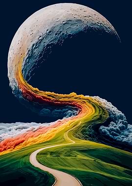 Moonlit Road to the Sky