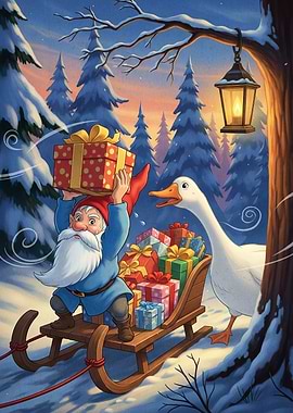 Gnome Goose Christmas Gifts
