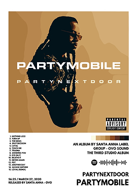 PARTYNEXTDOOR - PARTYMOBILE Album Cover