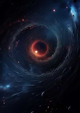 Cosmic Vortex Space Art