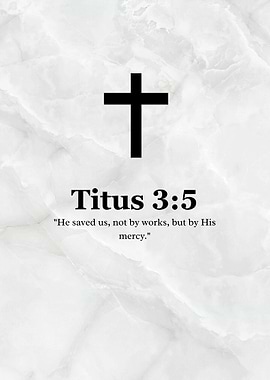 Titus 3:5 Christian Bible Verse