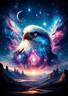 Cosmic Eagle Landscape