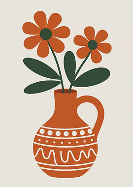 Floral Still Life with Vase