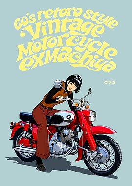 Vintage C72 Motorcycle