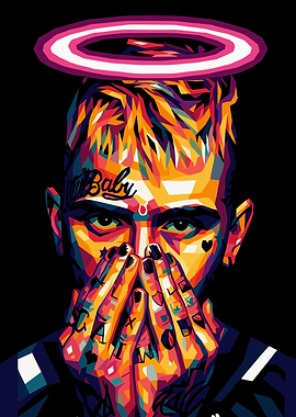 Lil Peep Wpap Art
