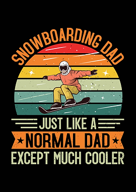 Snowboarding Dad