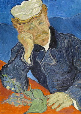 Portrait of Doctor Gachet by Van Gogh