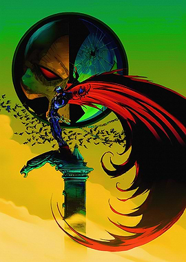 Spawn Comic Book Cover Art
