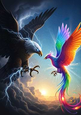 Eagle vs Phoenix: Elemental Clash
