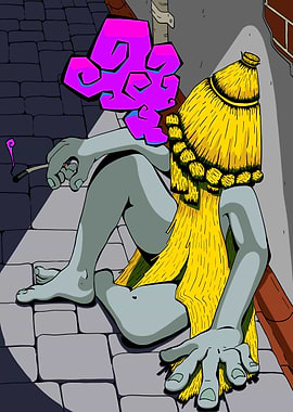 hay boys taking a break