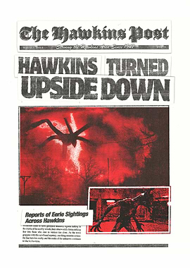 Hawkins Post: Upside Down Edition