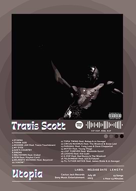 Travis Scott Utopia Album Cover