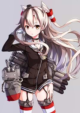 Girl with Naval Equipment