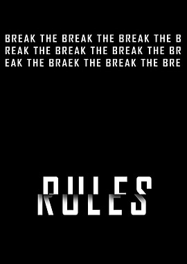 Break the Rules poster