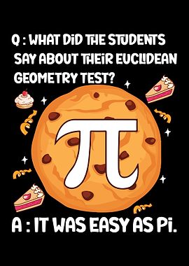 Easy as Pi : Geometry Test Joke