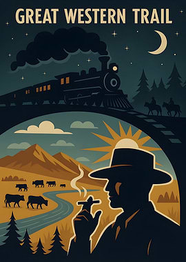 Great Western Trail Illustration