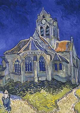 The Church at Auvers by Van Gogh