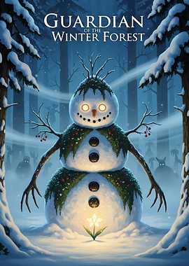 Guardian of the Winter Forest Snowman
