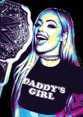 Liv Morgan WWE Champion Pop Art