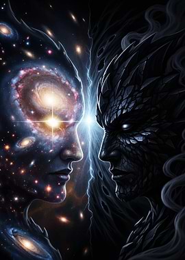 Cosmic Duality: Light and Shadow