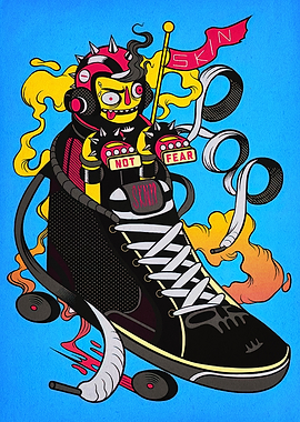 Fearless Skin Rider in Shoe