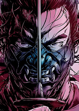 Sakai Masked Comic Art