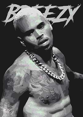 Chris Brown Breezy Portrait
