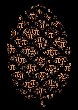 Pi Symbol Art Pi Day Pinecone