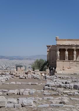 Erechtheion Temple on the Acropolis, Athens
