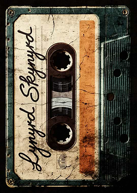Lynyrd Skynyrd Cassette Tape Art