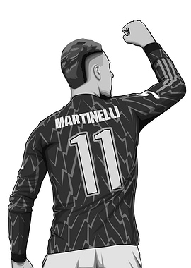 Gabriel Martinelli Black and White Version